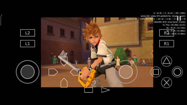 Kingdom Hearts II on AetherSX2 (Snapdragon 732G) Redmi Note 10 Pro | AetherSX2 Benchmark смотреть онлайн