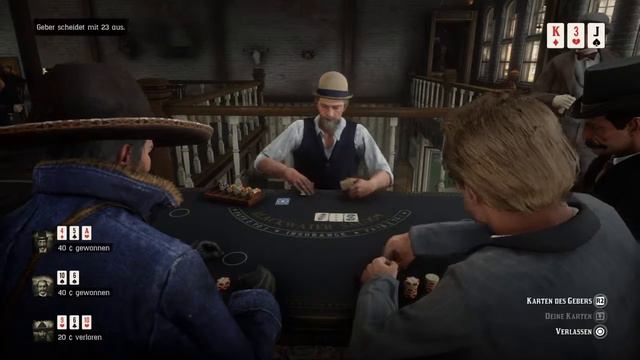 Red Dead Redemption 2 Blackjack! смотреть онлайн