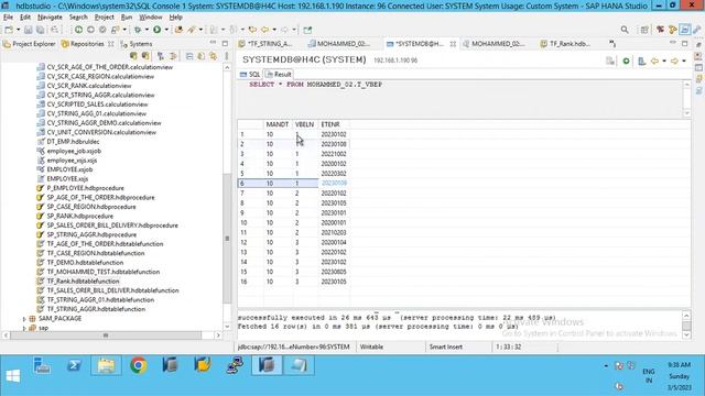 Syntax and Examples to create Table Function||SAP HANA смотреть онлайн