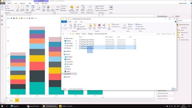 Power BI Part 3.2 - Import Multiple Text or Excel Files смотреть онлайн