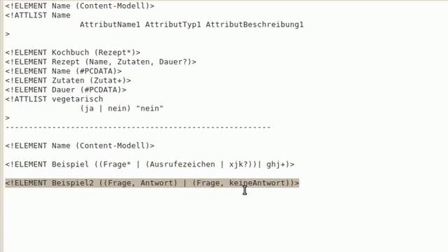 XML-Technologien (10) - DTD (Umsetzung II) смотреть онлайн
