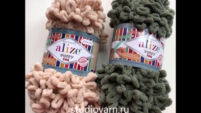 ОБЗОР ПРЯЖИ Alize Puffy Fine.mp4 смотреть онлайн