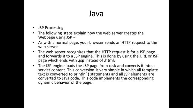 Java Server Pages смотреть онлайн