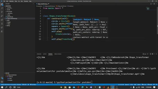 Manim basic tutorial 2 смотреть онлайн