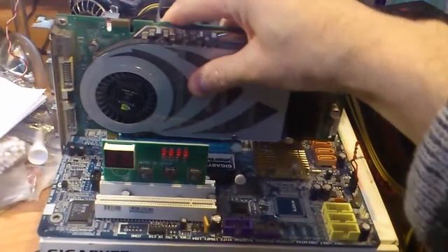 GA K8N Pro SLI diagnostic with Post Card смотреть онлайн