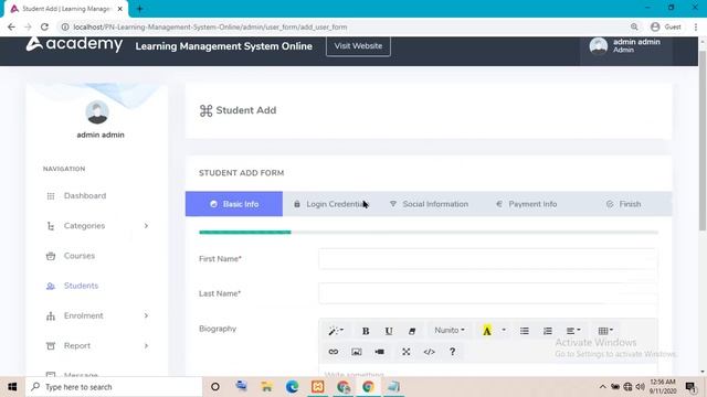 Learning Management System in PHP MySQL with Source Code смотреть онлайн