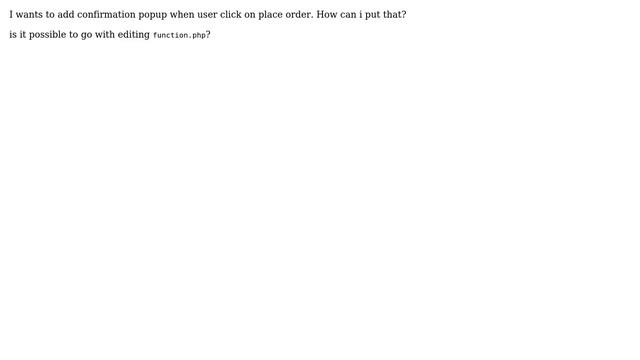 Wordpress: Add confirmation popup on place order button смотреть онлайн