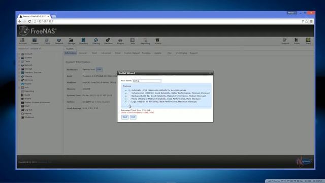 FreeNAS Installation And Initial Setup Guide