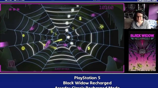 PS5 - Black Widow Recharged - Arcade Modes - For LvlUpScore смотреть онлайн