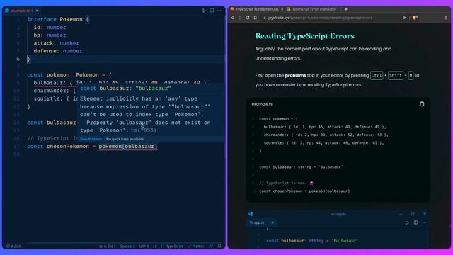 TypeScript Fundamentals - #19 Reading TypeScript Errors смотреть онлайн