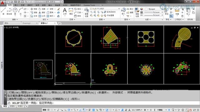 AutoCAD 2D基礎製圖(一)函授教學光碟範例影片展示 смотреть онлайн