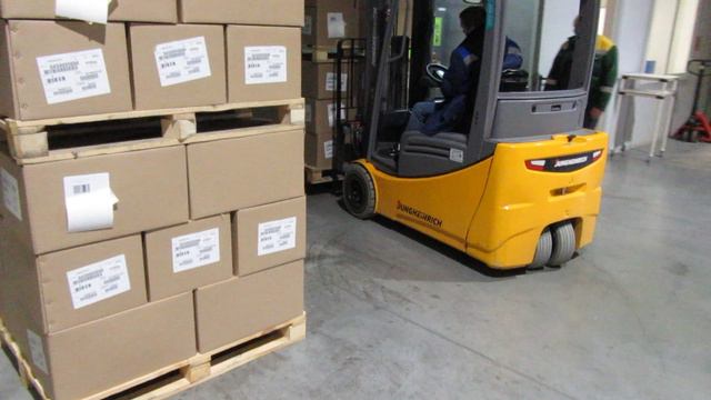 5.1 Работа погрузчика на складе готовой продукции