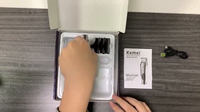 Kemei Professionnel Tondeuse À Cheveux Tondeuse À Barbe Pour Hommes Vitesse Réglable