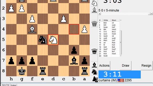 5 minute chess #174: m7b5 vs IM Greg Shahade - Nimzo Indian смотреть онлайн