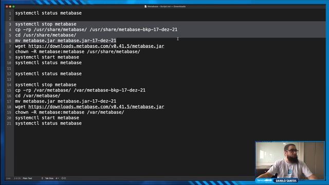 Metabase | Atualização De Versão - LOG4J