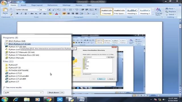 006 Python installation in windows OS | English смотреть онлайн