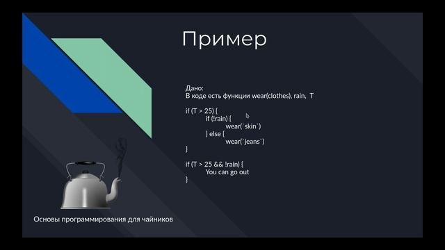 Условные операторы смотреть онлайн