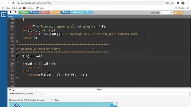 PROGRAMMING IN C – 39 (Recursive Functions) смотреть онлайн