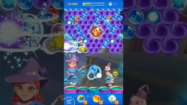 Bubble Witch 2 Saga Level 2440 Gameplay смотреть онлайн