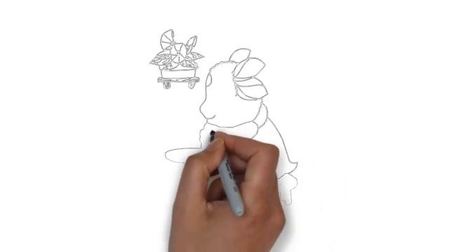 как нарисовать лунтика, how to paint Luntik смотреть онлайн