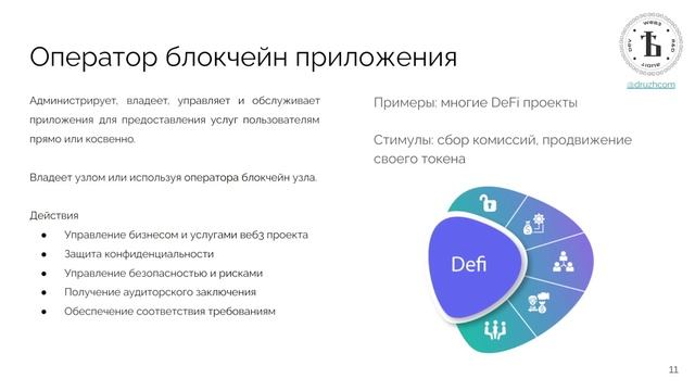 Курс Web3 разработчик. Виды участников в блокчейне смотреть онлайн