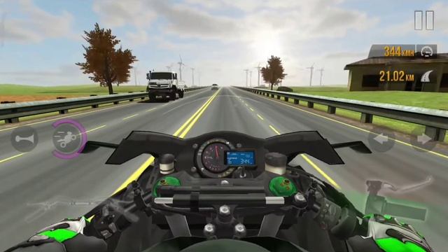 I can not brake with KWS RH2 on the traffic rider game. смотреть онлайн