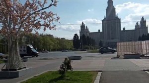 Смотровая площадка на ВОРОБЬЕВЫХ ГОРАХ. МГУ. Нашла ли я САКУРУ в МОСКВЕ?