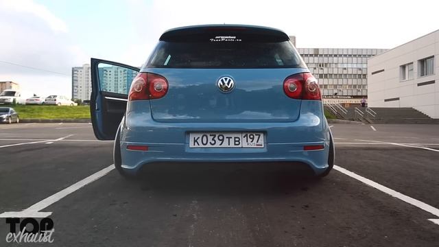 #topexhaust Volkswagen Golf R32 MK5. смотреть онлайн
