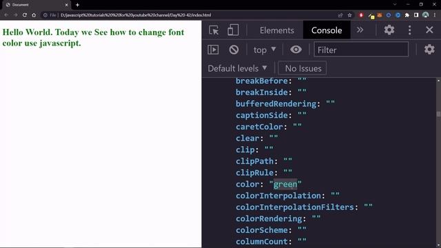 JavaScript DOM CSS Styling Methods Tutorial | JS for Beginners Ep. 42 смотреть онлайн