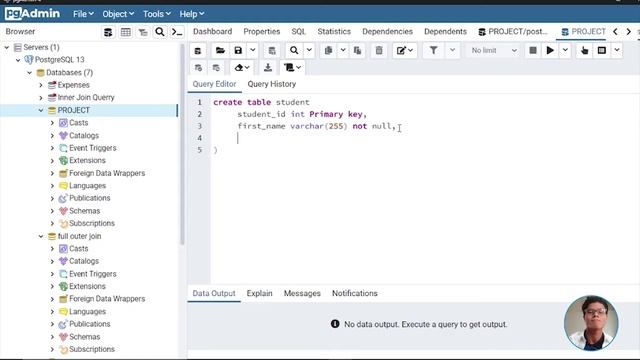 PostgreSQL | INSTALLING POSTGRE, INSERT TABLE, CREATE TABLE смотреть онлайн