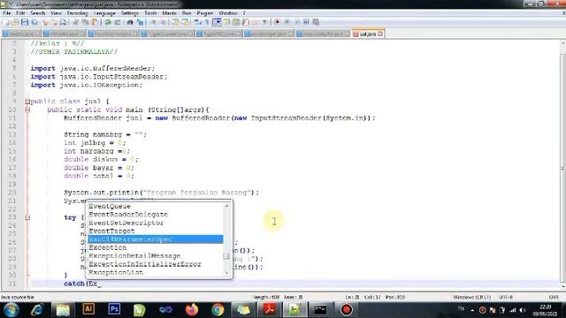 Program Java Penjualan Sederhana | BufferedReader смотреть онлайн