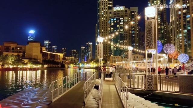 Dubai ?? Burj Khalifa, Lake, Fountains, Led Shows [ 4K ] Night Walking Tour!