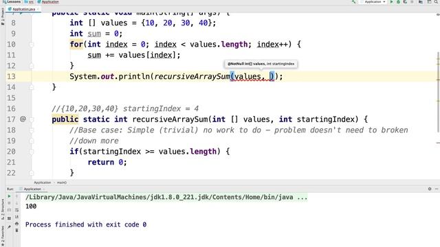 Recursion Find Sum of Array in Java - Program Step By Step смотреть онлайн