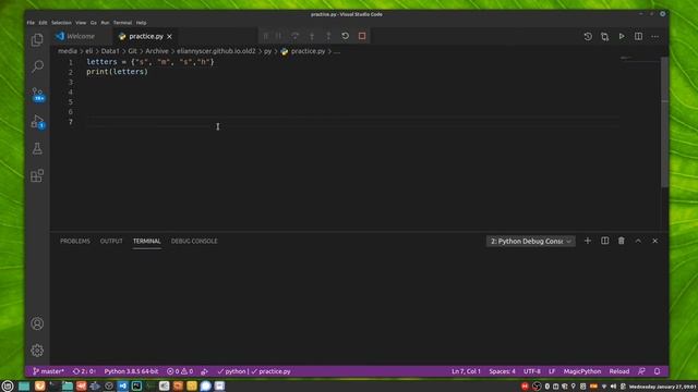 Python Sets - How to use / add / copy / update / in and not in смотреть онлайн
