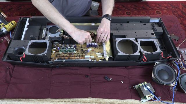 Tutorial On Taking Apart A Technics SX KN-6000 Electronic Piano Music Keyboard Synthesizer