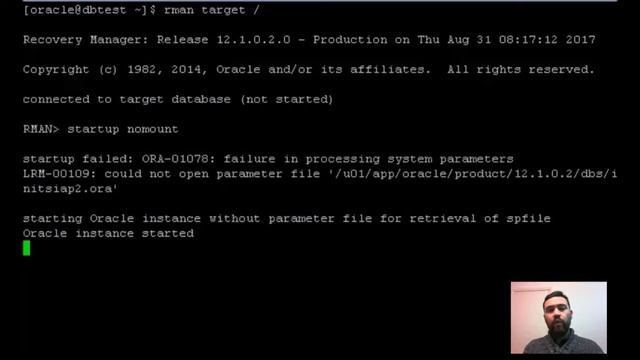 Como recuperar el archivo pfile y spfile смотреть онлайн