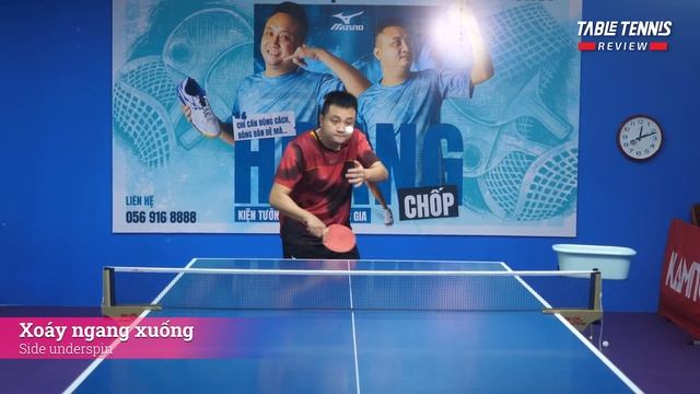 Technical and Tactical Guide for Backhand Serve by grand master Hoang Chop | Table Tennis Review смотреть онлайн
