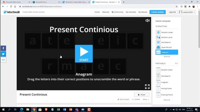 شرح موقع وورد وول Wordwall لعمل الألعاب التعليمية والتمارين التفاعلية смотреть онлайн