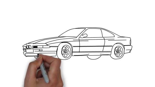 How To Draw BMW 8 Series
