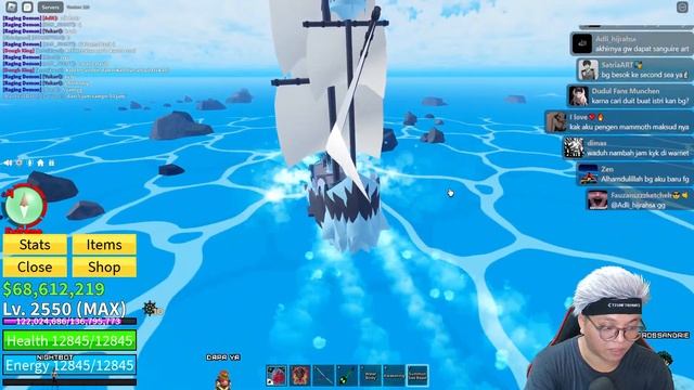 BERBURU LEVIATHAN SEA 3 #5 - Blox Fruits смотреть онлайн