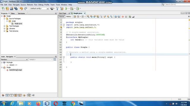 Java the complete Reference Ninth Edition (Chapter 12) Example (18) Single Member Annotations смотреть онлайн