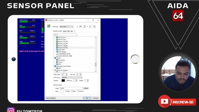 TABLET COMO MONITOR NO PC | Como ter um segundo monitor com Sensor Panel AIDA64 - Parte 02 смотреть онлайн