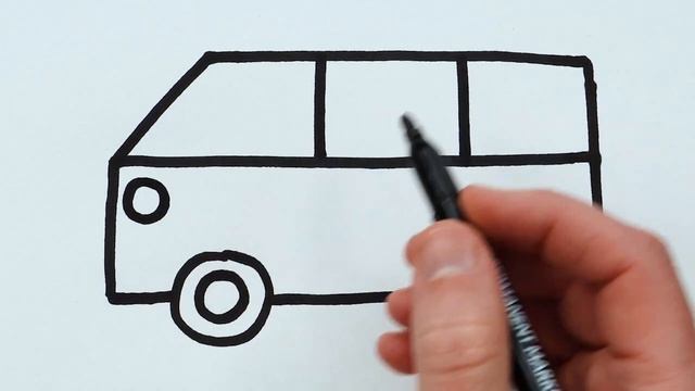 Рисуем фломастерами. Простой милый рисунок. Рисование для детей смотреть онлайн