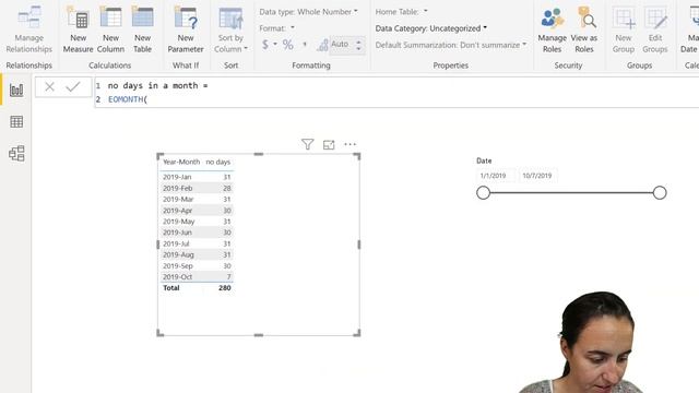 DAX Fridays! #157: EOMONTH | Calculate no of days in a month with missing dates on month. смотреть онлайн