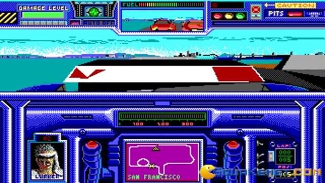 Deathtrack gameplay (PC Game, 1989) смотреть онлайн