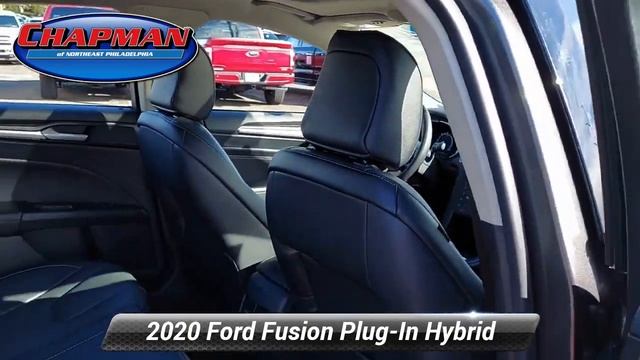 Used 2020 Ford Fusion Plug-In Hybrid Titanium, Philadelphia, PA A41082A смотреть онлайн