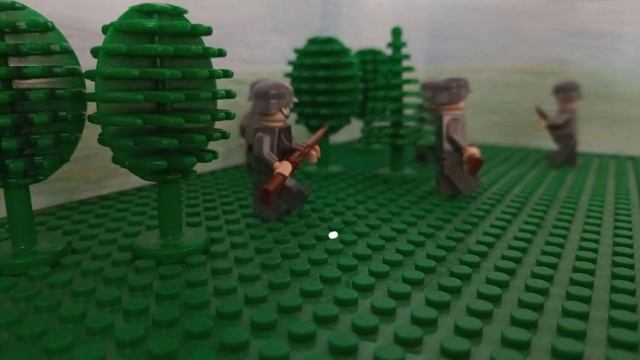 German Forces retreat across the Rhine River WW2 Lego Stopmotion. смотреть онлайн