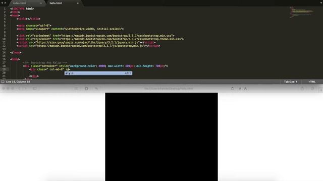 Bootstrap Container ve Kolon смотреть онлайн