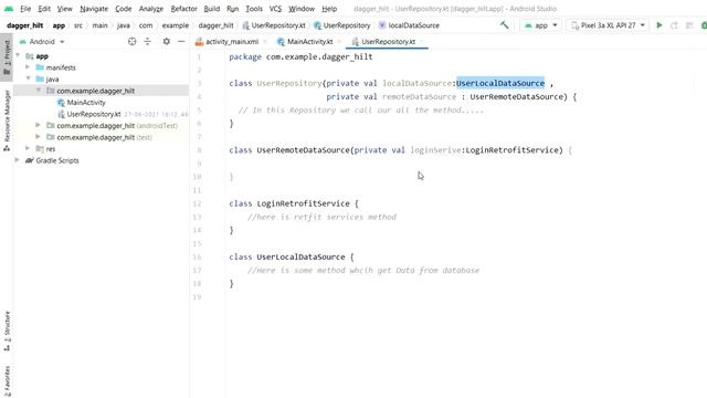 Dagger hilt tutorial | dependency Injection with hilt смотреть онлайн
