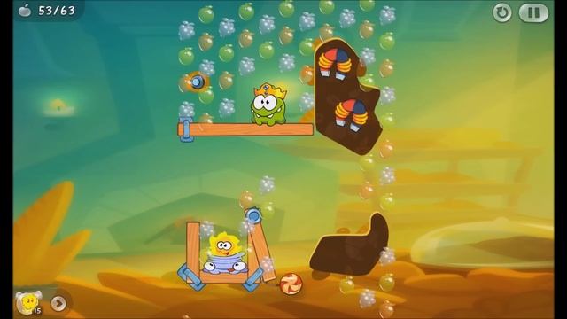 Cut the Rope 2 - Level 158 (3 stars, 63 fruits, 3 stars + beat the timer) смотреть онлайн